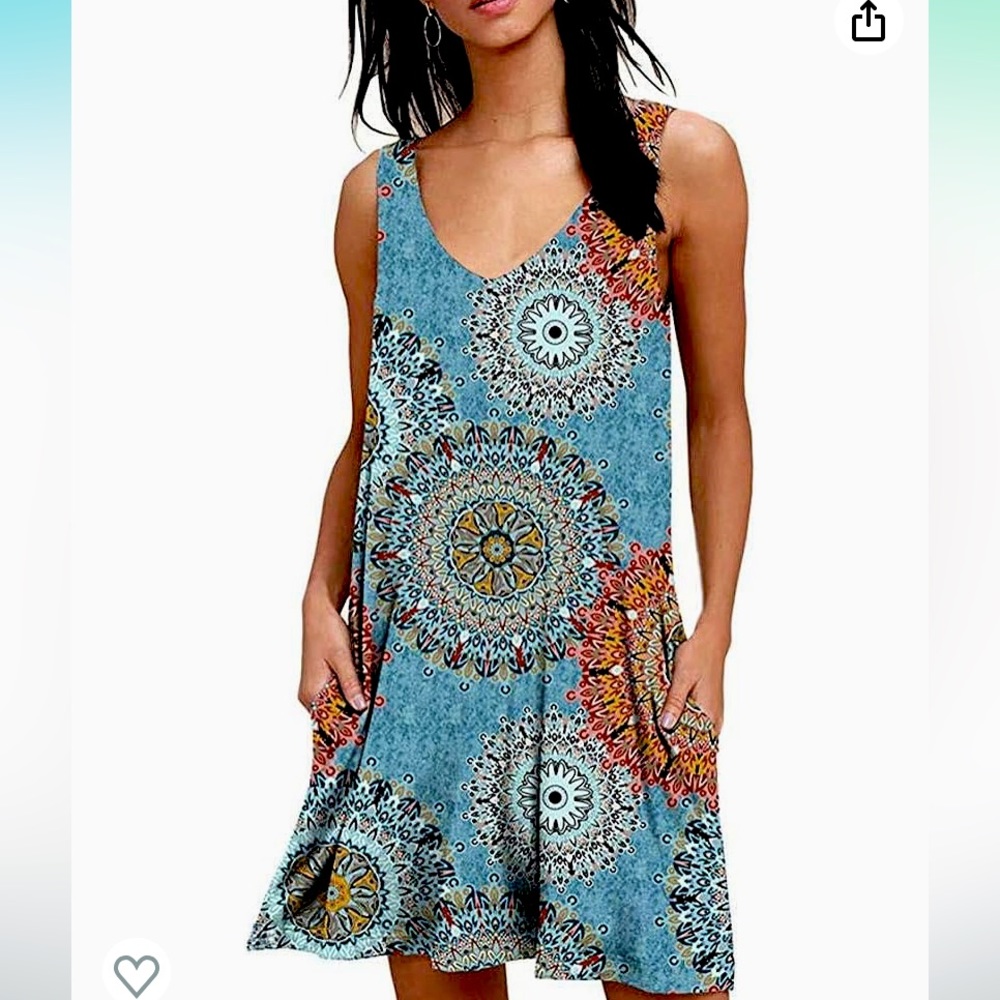 Super cute & casual dress/coverup, size S-M